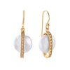 Pearl Earrings and Pavé and Zircon Bar
