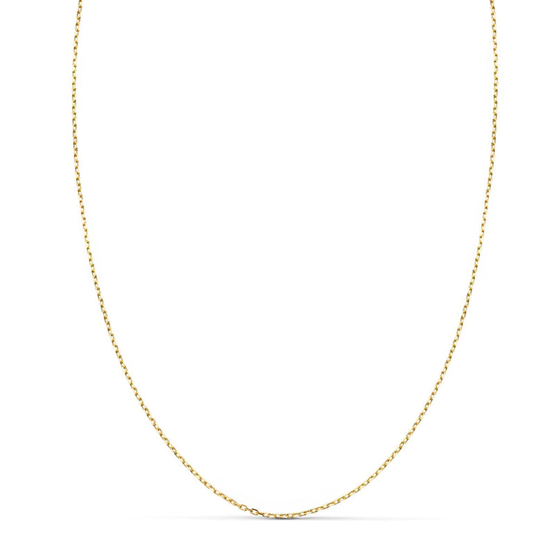 18K Forced Solid Chain Length 50 cm Width 1 mm