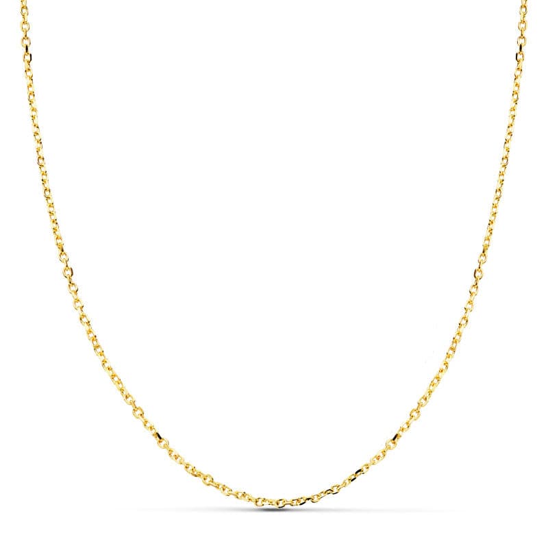 18K Forced Solid Chain 60 cm 1.2 mm