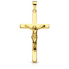18K Cross With Christ. 31x16mm