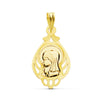 Médaille Fille Vierge 18K 21x12 mm