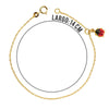 Bracelet Fille Coccinelle Émail 18K 14cm