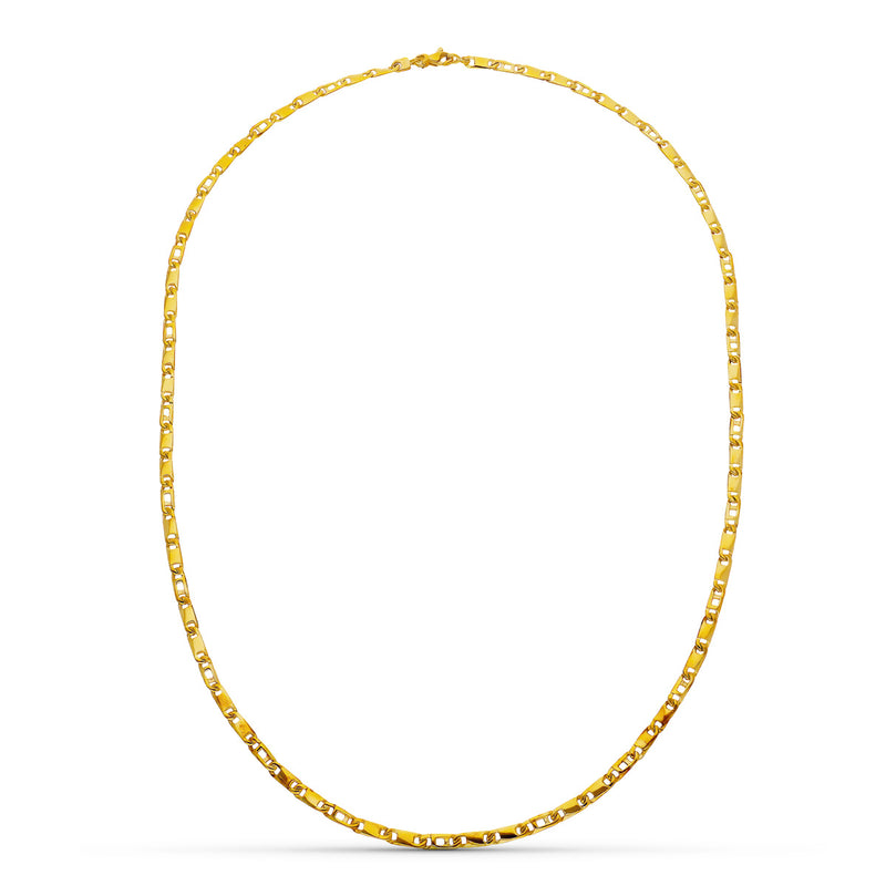 18K Solid Yellow Gold Chain