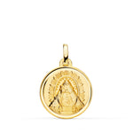 18K Yellow Gold Virgin of the Snows Medal Bezel 18 mm