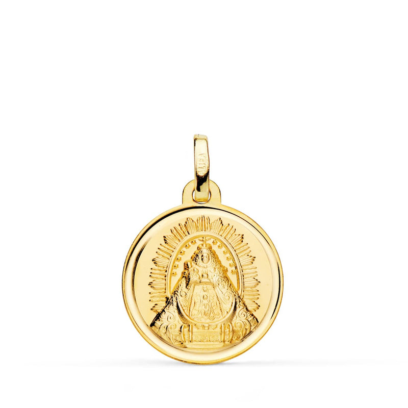 18K Yellow Gold Virgin of the Snows Medal Bezel 18 mm