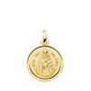 18K Virgen Del Rocio Medal Bezel 18 mm