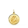 Lunette Médaille Saint Antoine 18K 18 mm