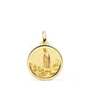 18K Virgin of Fatima Medal Bezel 18mm