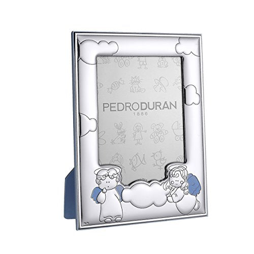 Pedro Duran Blue Cherub Photo Frame