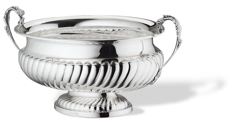 Oval Solomonic Silver Centerpiece 