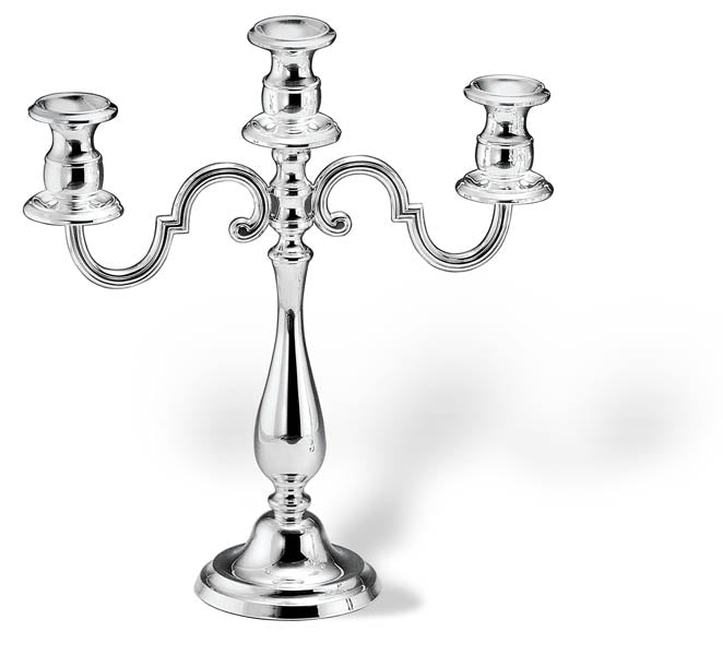 Antique English 3-arm candelabra 