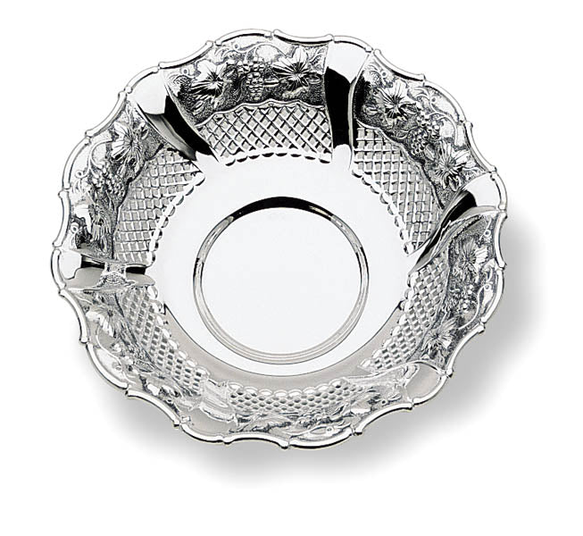 Cesto Calado Plata Uva