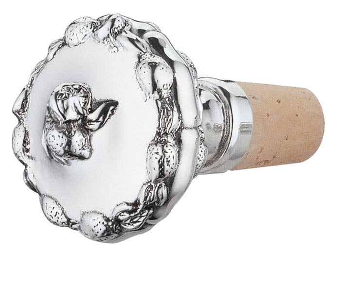 Silver Lemon Wine Bottle Stopper 