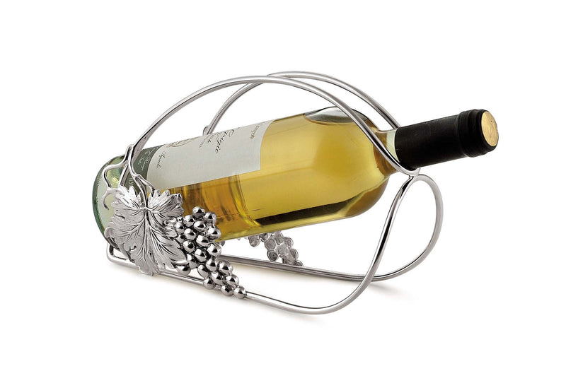 Silver Grape Bottle Holder 