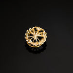 18K Insignia Oro Amarillo Ingeniero Agronomo. 15 x 15 mm