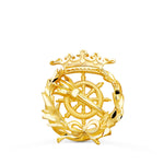 18K Yellow Gold Political Science Badge 17 x 14 mm