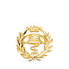 18K Yellow Gold Pharmacy Badge. 15x15mm