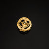 18K Insignia Oro Amarillo Musico 16 x 14 mm