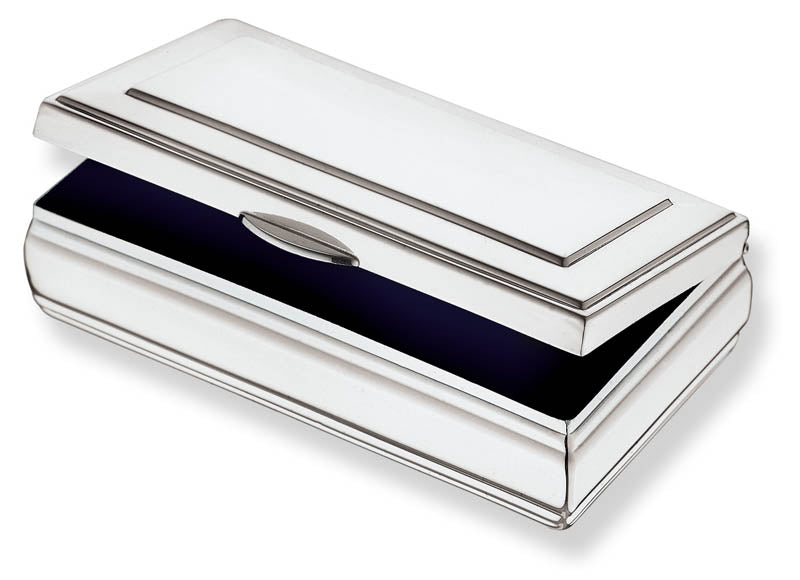 English Rectangular Jewelry Box 