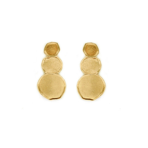 Medium Eclipse Earrings Yellow Gold