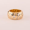 Two-tone low mesh ring