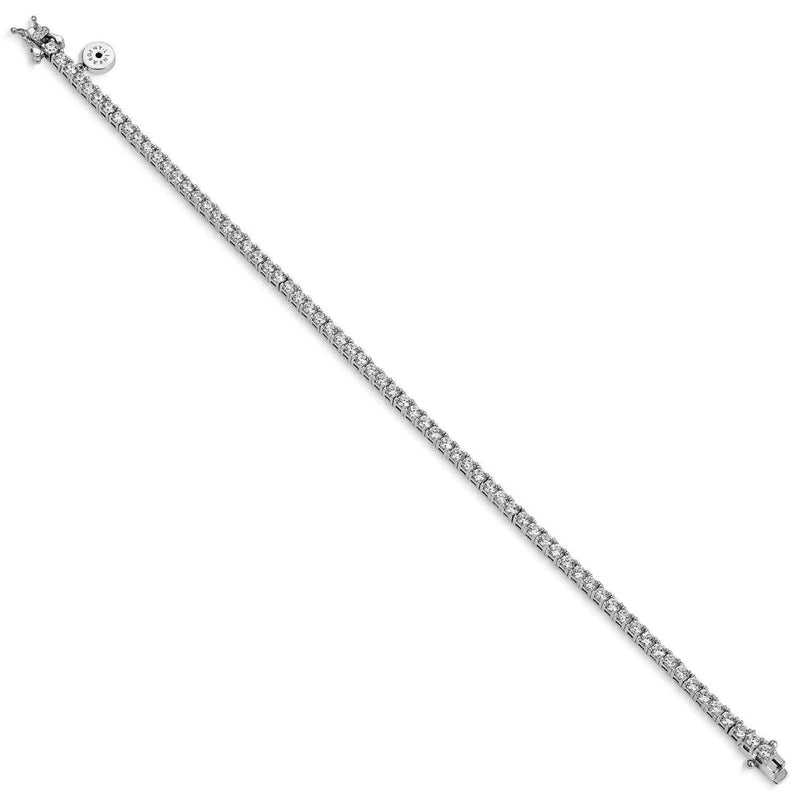 Pulseras Rivière Fina Plata con Circonitas Brillantes 3,5 mm