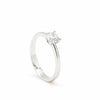 Bague solitaire en argent, conception de base