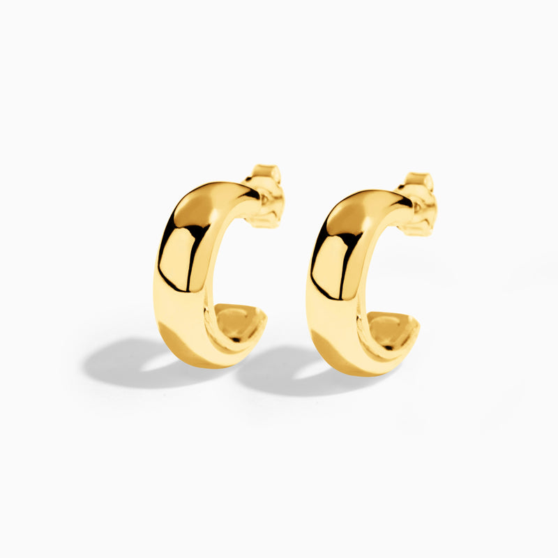 Thick Gold Hoops