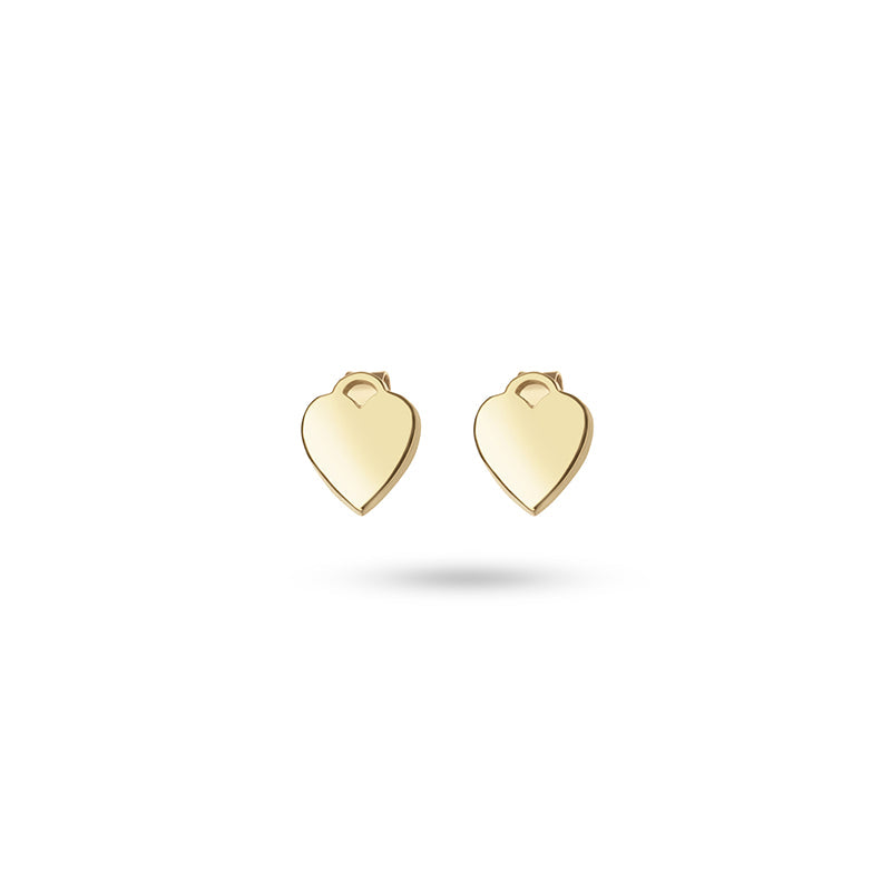 Pendientes Corazón Dorado