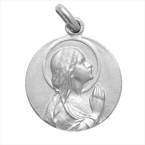 Médaille Mains d'Oiseau en Argent 14 mm