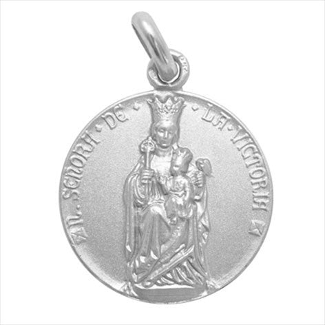 Silver medal Our Lady of Victory 20 mm