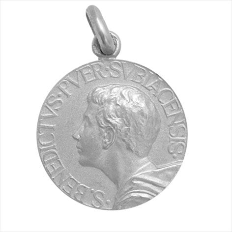 Silver medal of Saint Benedict the Younger 16 mm