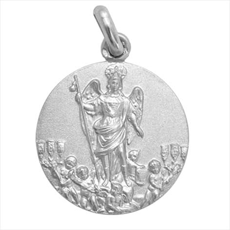 Silver medal of Saint Raphael of Cordoba 20 mm