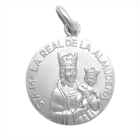 Silver medal of Saint Mary the Royal of Almudena 18 mm