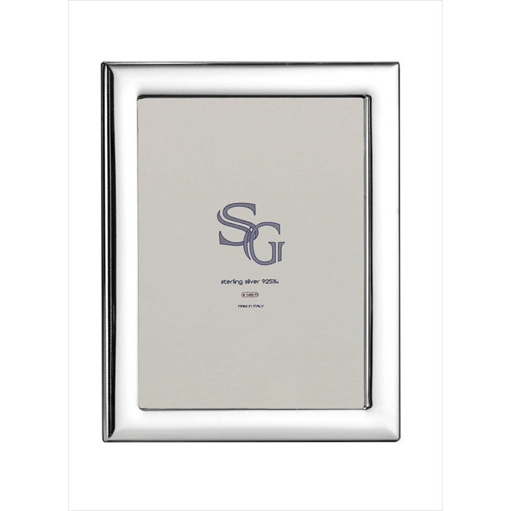 925 Sterling Silver Smooth Narrow Photo Frame 