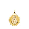 18K Virgin Del Rocio Medal Shine 18 mm