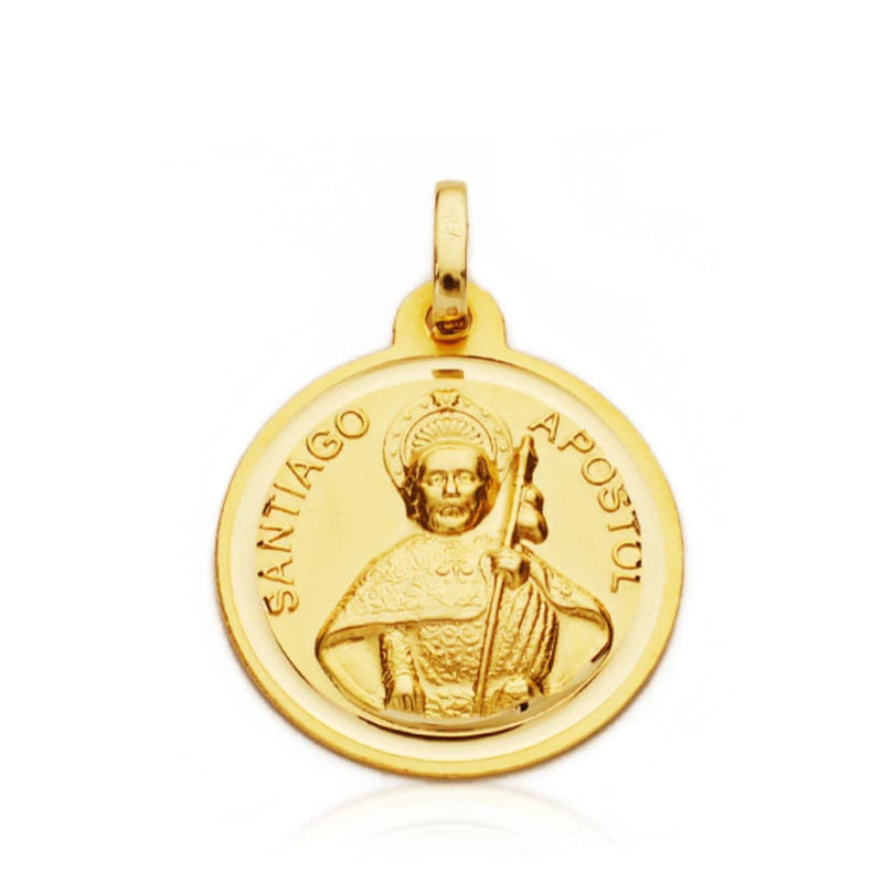 Médaille Santiago Apostol 18K, lunette 22 mm
