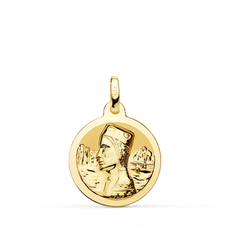 Médaille Vierge de Montserrat 18K Brillant 18 mm