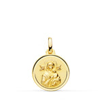 Lunette Médaille Vierge du Perpétuel Secours 18K 16 mm