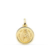 18K Virgin of Rocio Medal Bezel 16 mm