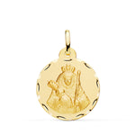 18K Our Lady of Candlemas Carved 22 mm