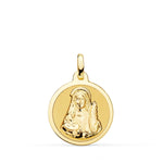 Médaille Sainte Lucie 18K Brillant 18 mm