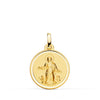 18K Yellow Gold Medal Virgin of the Assumption Bezel 18 mm