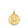 Médaille Notre Dame De Paris Or Jaune 18 Carats 18 mm