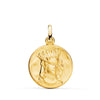 Médaille Notre Dame De Paris Or Jaune 18 Carats 20 mm