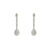 Bridal Earrings Pendant Design with Zirconia