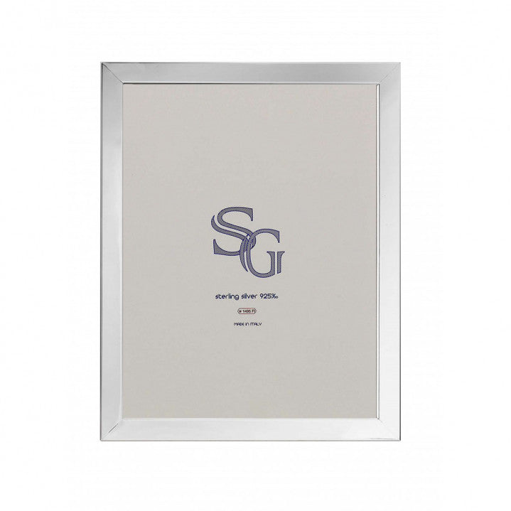 Grand cadre photo en argent sterling 925 