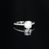 7mm princess cut solitaire with zirconia