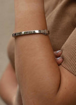 Smooth Silver Slave Bracelet Fine Design