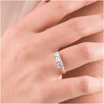 Bague Trilogie Argent Zircone